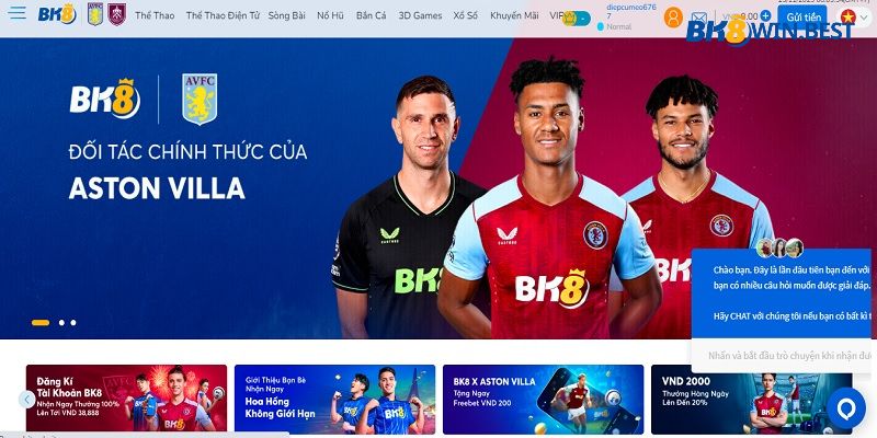 Sân chơi BK8 là điểm đến tìm chơi baccarat trực tuyến của game thủ Việt