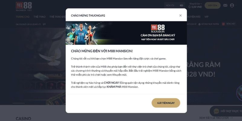 Xác thực đăng ký thành công