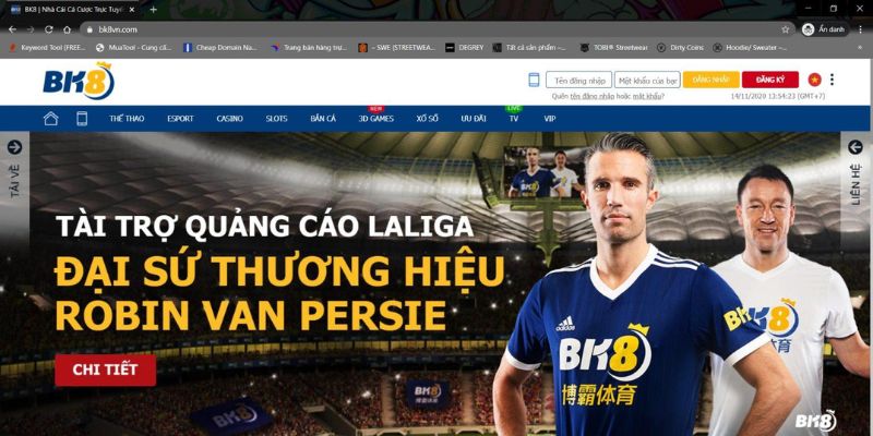 BK8 ghi tên vào danh sách top 10 nhà cái uy tín nhất Việt Nam