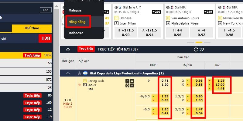 Odds Indo là loại tỷ lệ cược phổ biến trong cá độ bóng đá